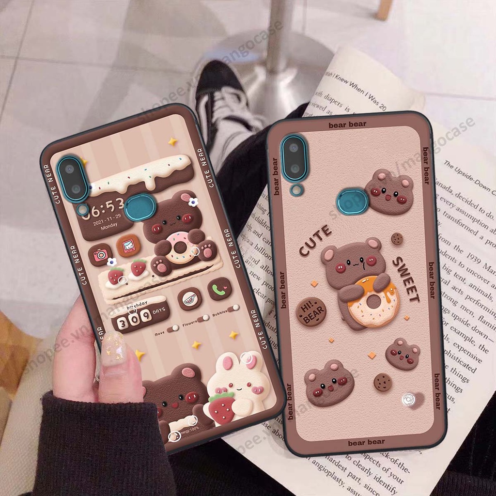 Ốp lưng Samsung A10s hình gấu, thỏ, đồng hồ cute dễ thương