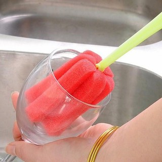 Que bọt biển cọ rửa cốc chén, bình sữa