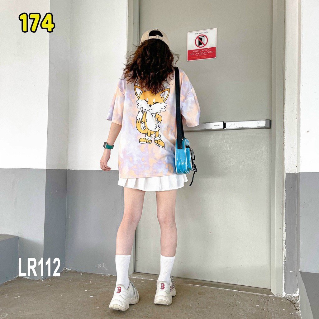 Áo thun loang màu 𝑭𝒓𝒆𝒆𝒔𝒉𝒊𝒑 Áo phông unisex LR112 vải cotton xượt poli co giãn thấm hút tốt, không xù lông