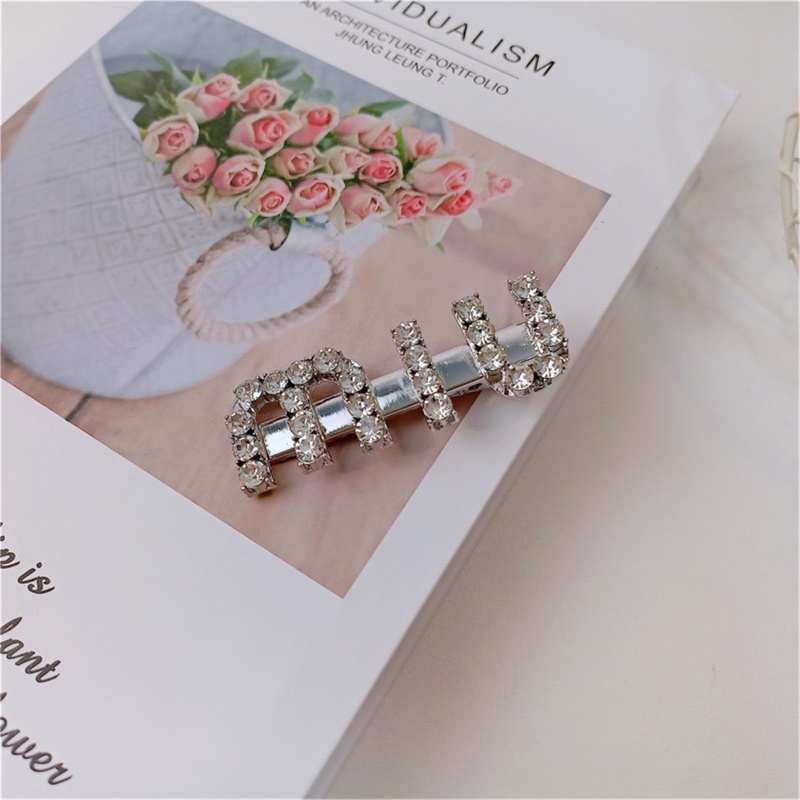 ✿ Trâm Cài Tóc Kim Loại Hình Chữ Cái Thời Trang