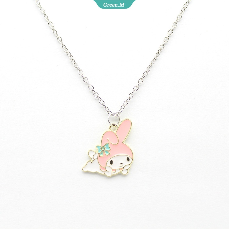 Vòng cổ Kim Loại Mặt Hoạt Hình Sanrio My Melody Làm Quà Tặng Sinh Nhật Cho Bé Gái