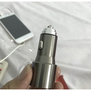 tẩu xạc ô tô 2 cổng usb