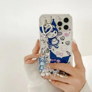Ốp lưng điện thoại di động  Kuromi iPhone11 / 7plus / 8 12promax vòng đeo tay XS / XR / SE phim hoạt hình 11