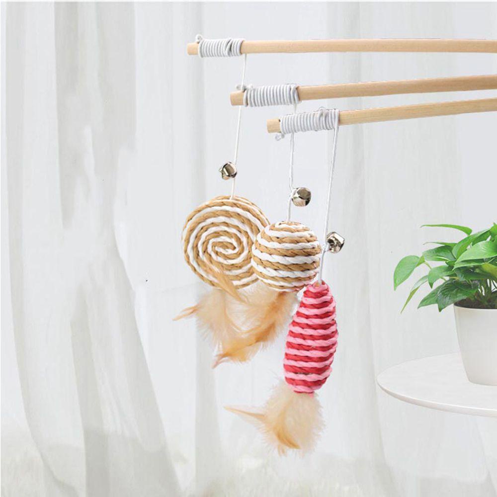 Chuột Giả Bằng Vải Lanh Dệt Kim Tự Nhiên Tương Tác Với Mèo Cưng