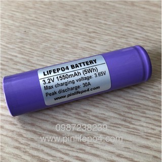 P in Lif ePO4 18650 1500mA thay thế a-c q/u y xe máy