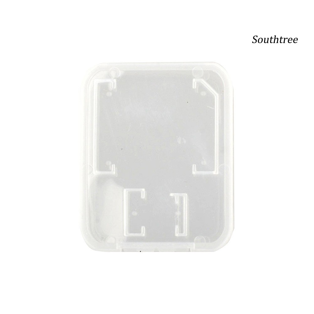 【Ready stock】5 Pcs Clear Plastic Memory Card Case SD TF Card Storage Box Protection Holder