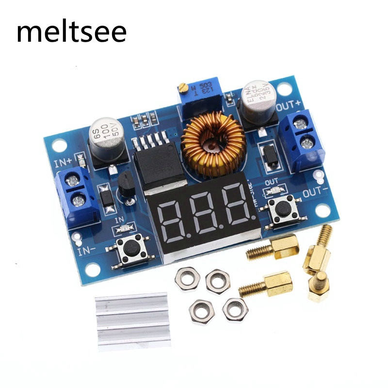 Mô Đun Hạ Áp XL4015 5A 75W DC-DC + Vôn Kế 4.0-38V