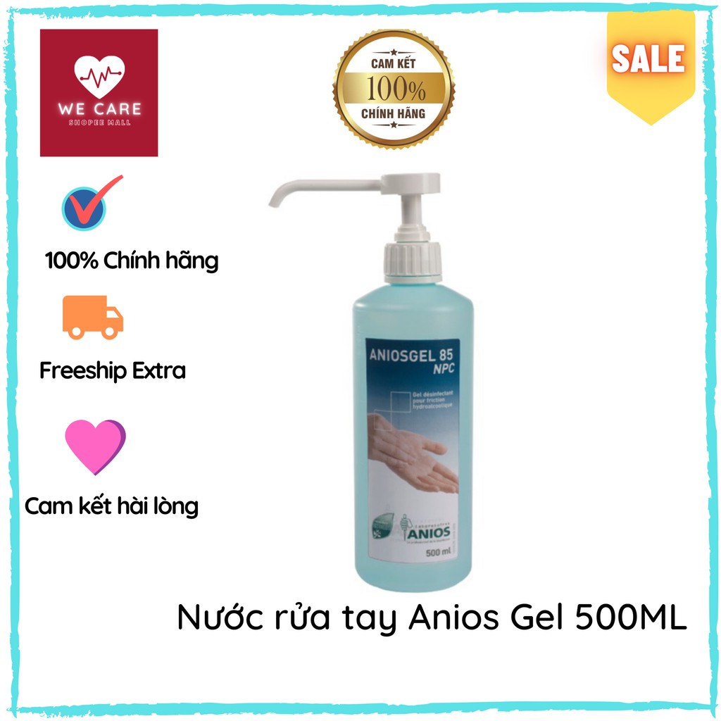 Nước Rửa Tay Khô Diệt Khuẩn -  Anios Gel Chai 500ML