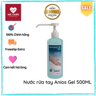 |ưu đãi| nước rửa tay khô diệt khuẩn - anios gel chai 500ml
