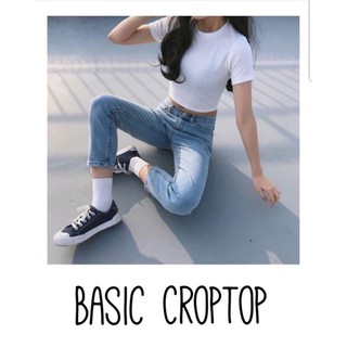 Áo croptop ôm body basic