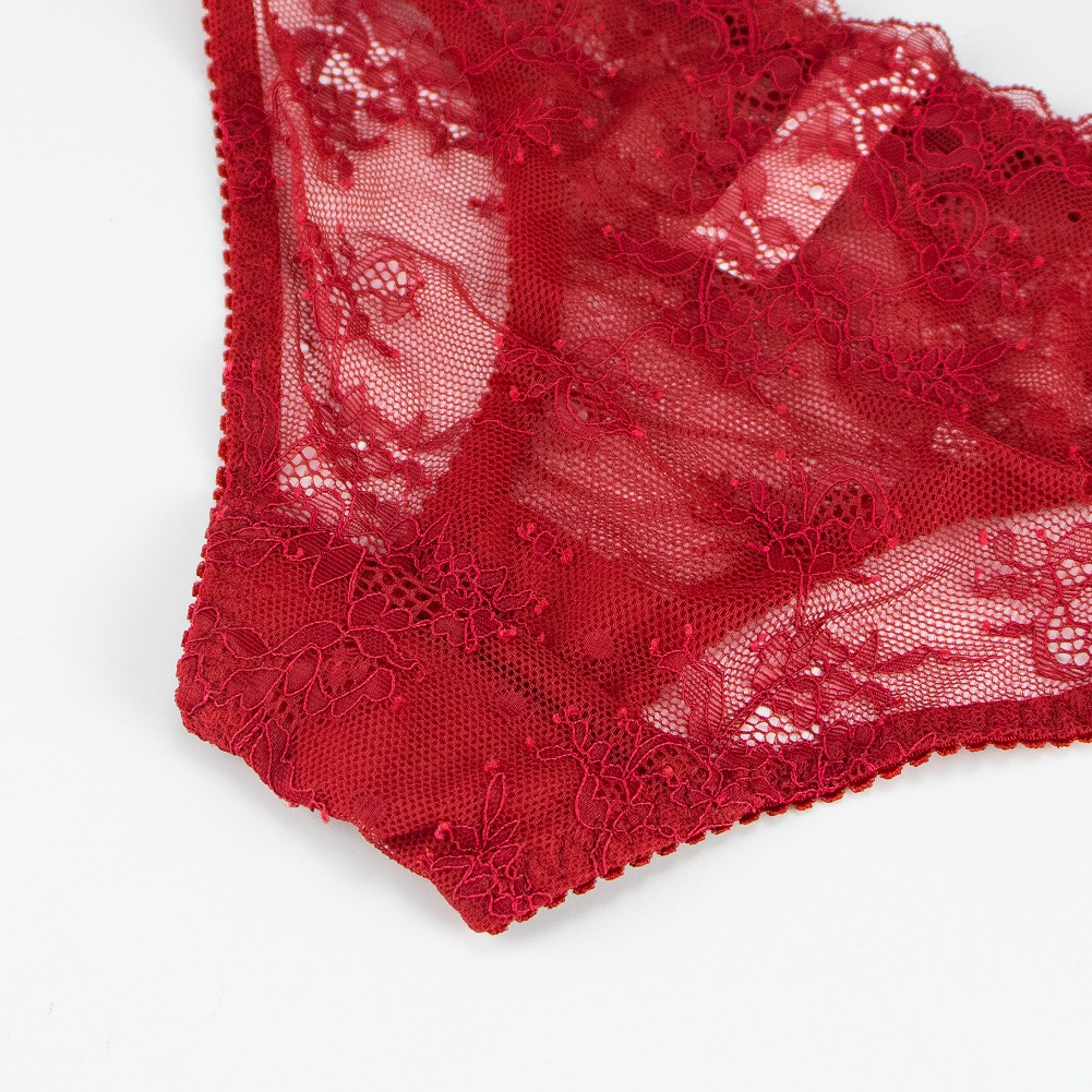 Set đồ lót VARSBABY phối ren xuyên thấu quyến rũ thời trang cho nữ