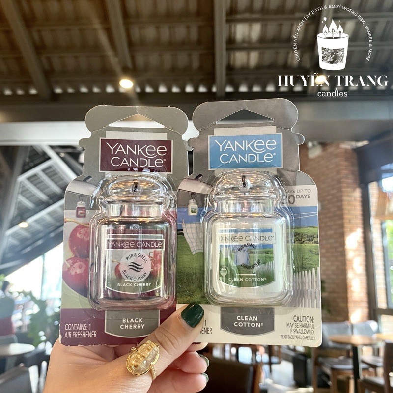 Sáp thơm treo xe hơi oto, treo tủ quần áo hãng Yankee Candle USA