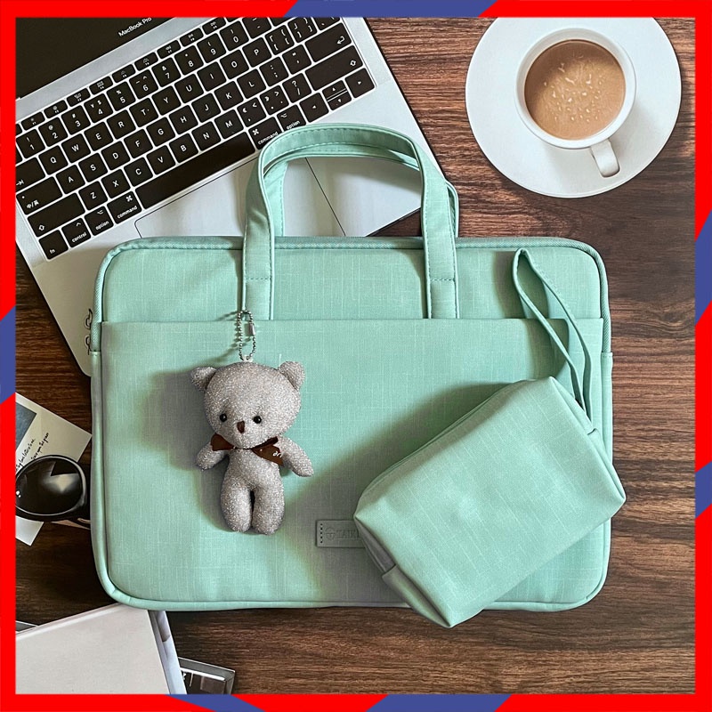 (Tặng túi, gấu bông) Túi xách chống sốc TAIKESEN thời trang cho Laptop, Macbook 13,14,15inch