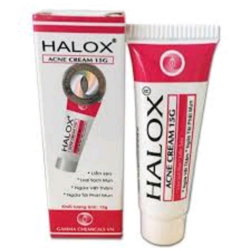 Kem mụn HALOX ACNE CREAM 15g