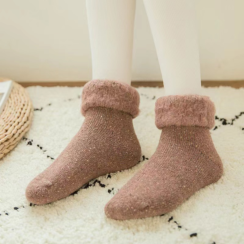 Mới Đôi Tất Chân Len Ấm Áp Xinh Xắn Cho Nữ