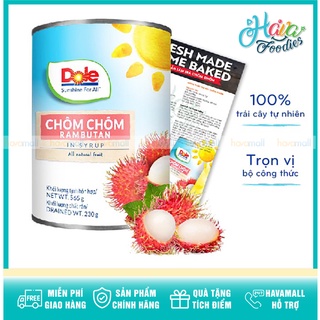 [HÀNG CHÍNH HÃNG] Chôm Chôm Tươi Đóng Lon Dole 565gr