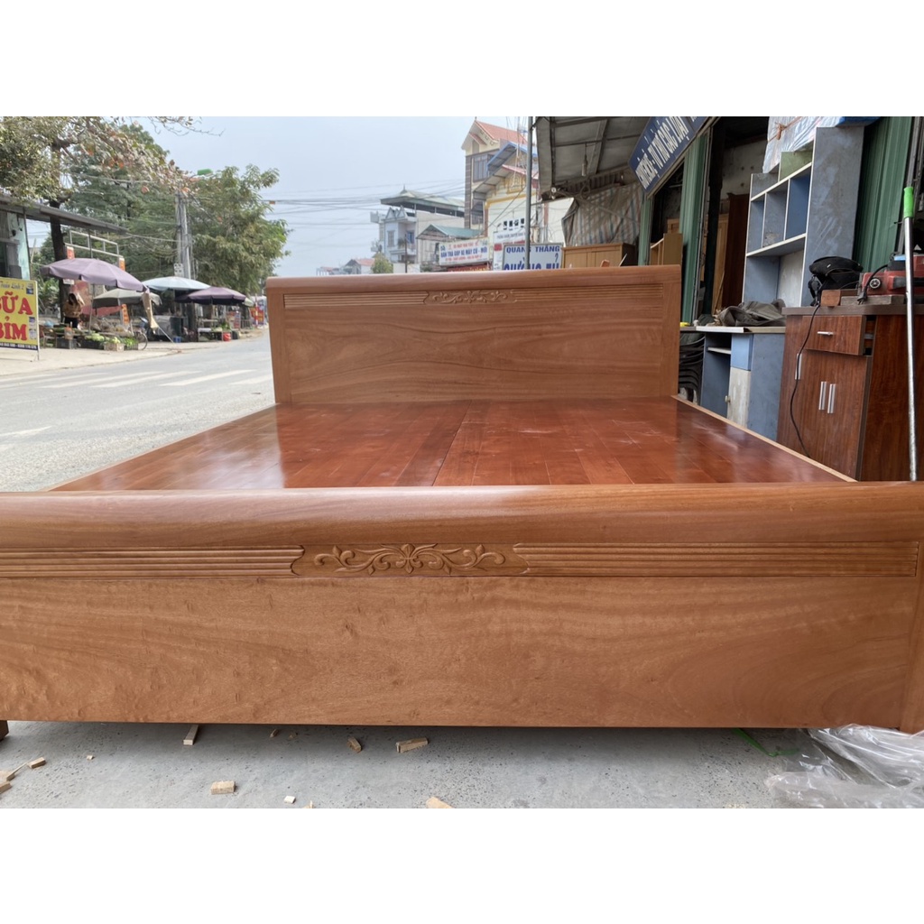 Giường đinh hương phản liền 1,6m