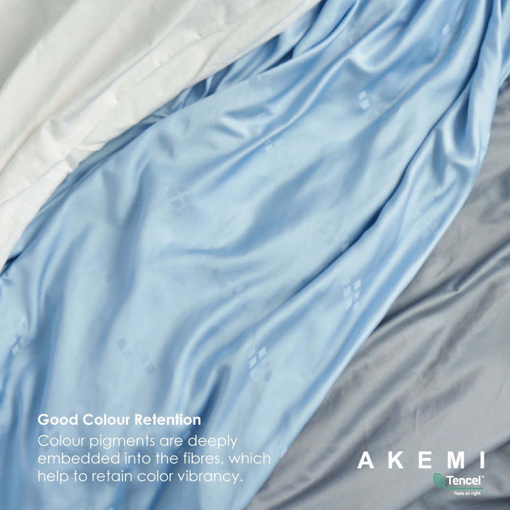 Bộ Ga kèm Vỏ Chăn AKEMI Tencel™ Modal Ardent- Tamesis (King/Queen), 6 món