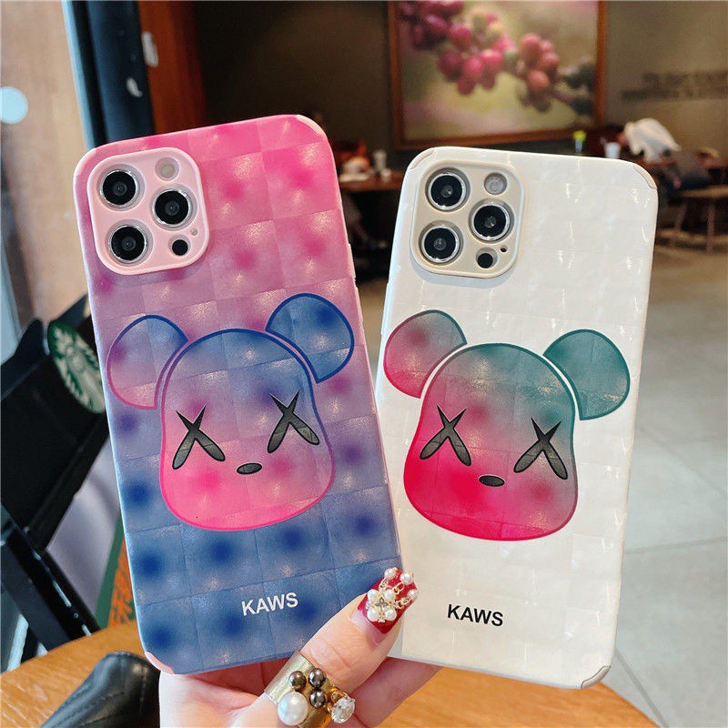 Ốp điện thoại mềm hình gấu dễ thương chống va đập cho iPhone 11 iPhone 7 8Plus SE X XS XR 12 Promax 11 11promax