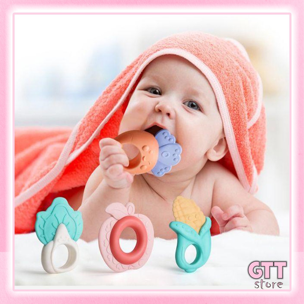 Bộ đồ chơi gặm nướu kèm xúc xắc 10 món chính hãng  BABY RATTLES cho bé trẻ sơ sinh an toàn nghộ nghĩnh đáng yêu DC10