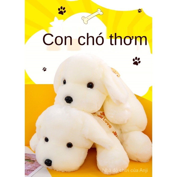 Chú chó nhồi bông tùy chọn kích cỡ xinh xắn đáng yêu