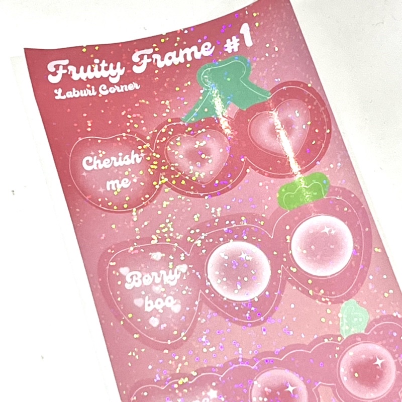 STICKER KHUNG ẢNH FRUITY FRAME HOA QUẢ