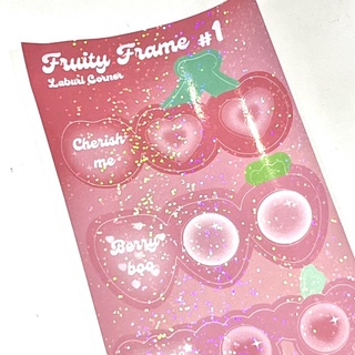 STICKER KHUNG ẢNH FRUITY FRAME HOA QUẢ 🍒🍓