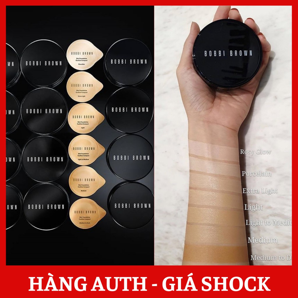 Cushion Bobbi Brown Skin Longwear Weightless Foundation SPF 50 PA 13g-Màu light, medium | BigBuy360 - bigbuy360.vn