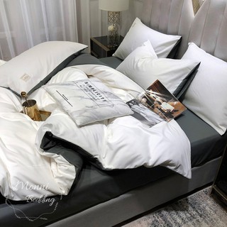 [HÀNG XUẤT NHẬT] BỘ CHĂN GA GỐI COTTON HÀN QUỐC TICI MÀU TRẮNG TINH KHÔI