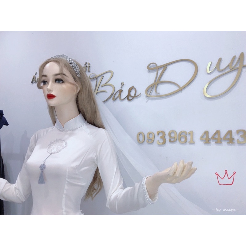 Phụ kiện trang trí áo dài- đồng tâm tua rua nhỏ