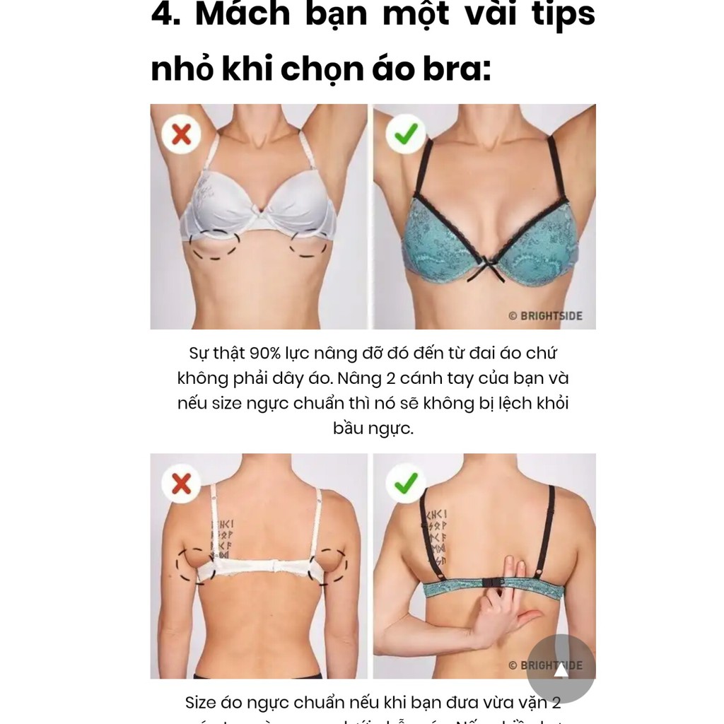 ÁO NGỰC SU KẺ CHÉO NÂNG NGỰC BÀN TAY