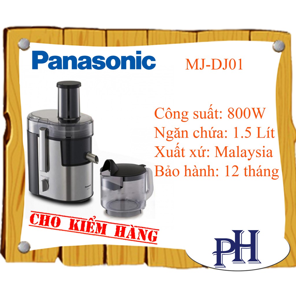 MÁY ÉP TRÁI CÂY PANASONIC MJ-DJ01SRA