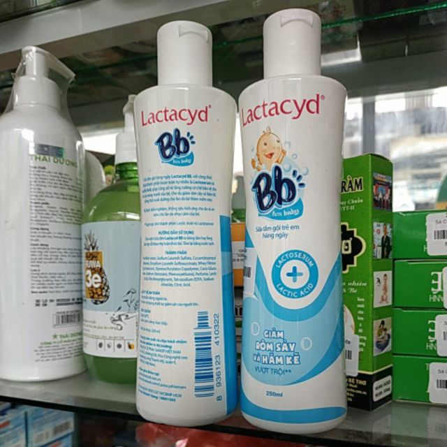 Sữa tắm Lactacyd BB 250ml cho bé