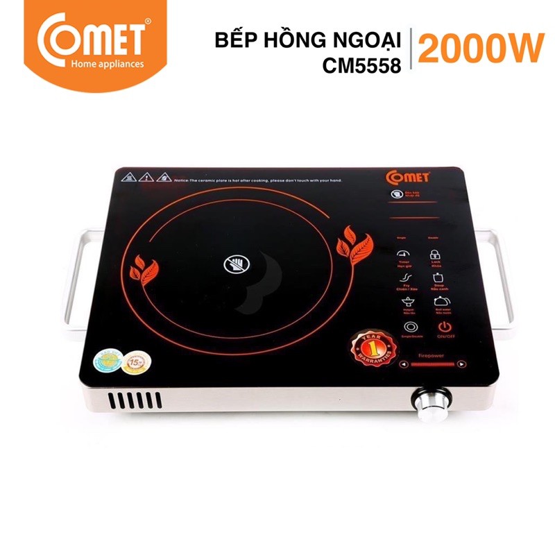 Bếp hồng ngoại nút cảm ứng COMET - CM5558