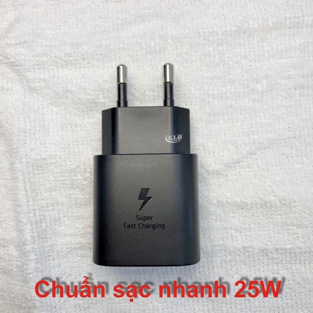 [ Nowship] Bộ sạc củ cáp sạc 25W hàng tháo máy chuẩn Samsung Note10 cáp TypeC To Typec