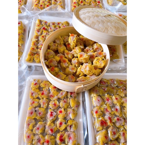 Xíu mại người hoa khay 30 viên 500gr (giao hỏa tốc tphcm)