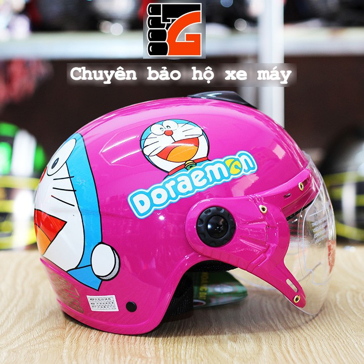 [GIÁ HỦY DIỆT] Nón bảo hiểm trẻ em nửa đầu có kính dành cho bé 3-6 tuổi - V&amp;S Helmet - Nhiều màu