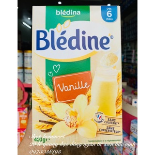 Bột lắc sữa tăng cân bledine vị vani cho bé hộp 400g date 1/2021