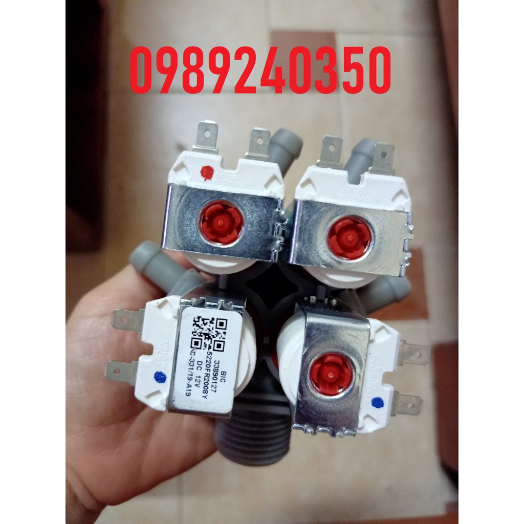 Van cấp 4 ngả máy giặt 12V