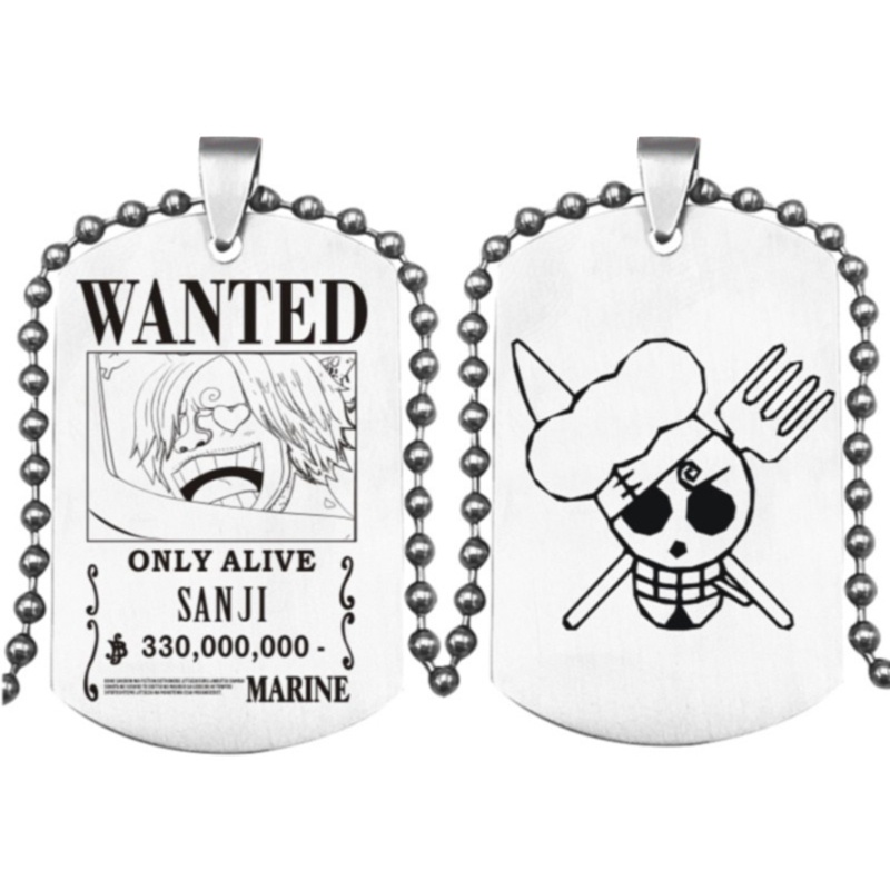 Vòng cổ Mặt Hình Nhân Vật Luffy Trong Phim One Piece