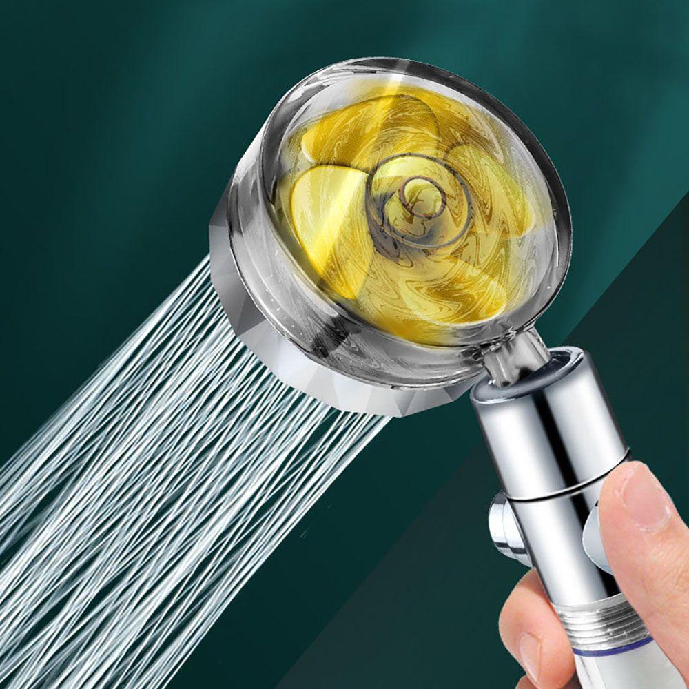 Đầu Vòi Hoa Sen Áp Suất Cao Bằng ABS Kèm Quạt Lọc Tiện Dụng Cho Nhà Tắm
