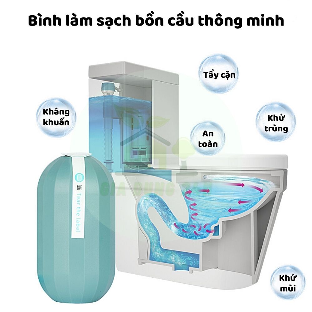 Viên tẩy bồn cầu khử khuẩn công nghệ nhật