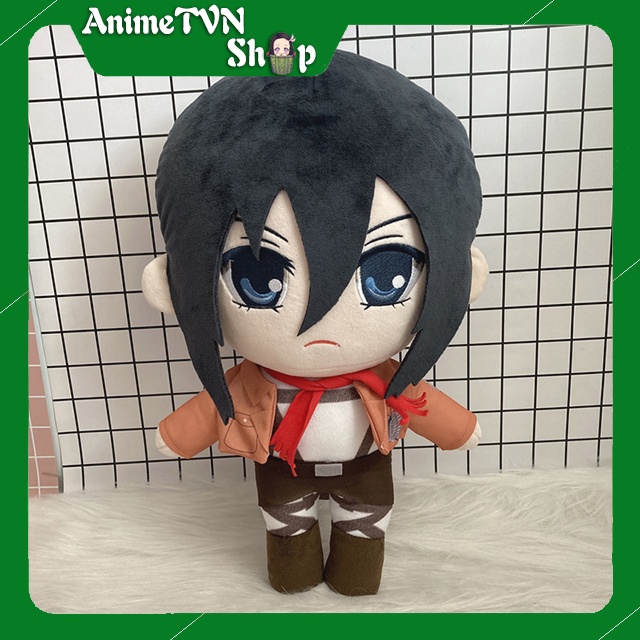 Búp bê nhồi bông hình nhân vật Anime Manga Attack on Titan (Tấn công người khổng lồ) (20 cm) - Cute Siêu dễ thương