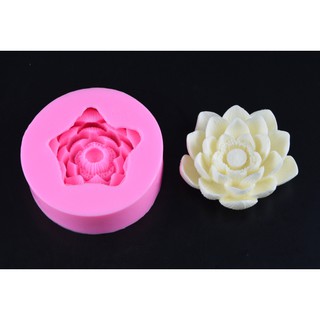 Khuôn silicon 3D hoa sen 112*35mm