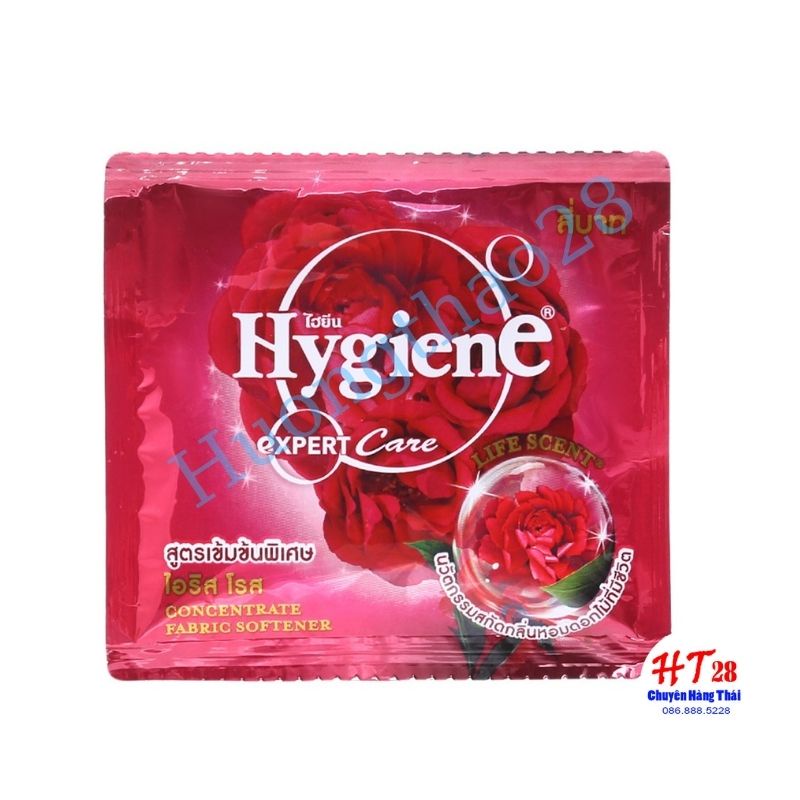 10 gói Xả vải hygien Thái lan 20ml đậm đặc siêu thơm tiết kiệm Huongthao28