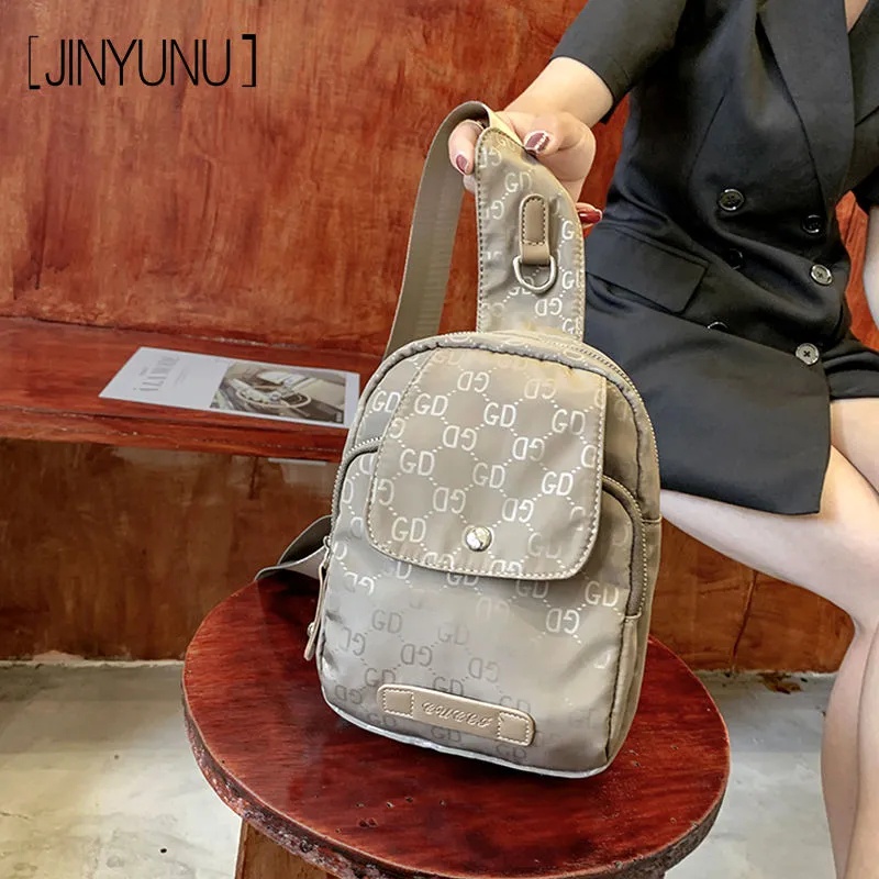 Túi đeo chéo ngực KF050 vải oxford trẻ trung hợp thời trang dành cho nữ