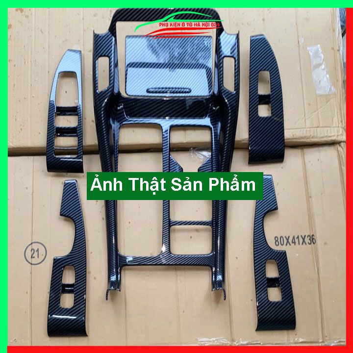 Ốp nội thất cho xe ô tô Sorento 2021 Cacbon ABS bảo vệ chống trầy xước và làm đẹp xe
