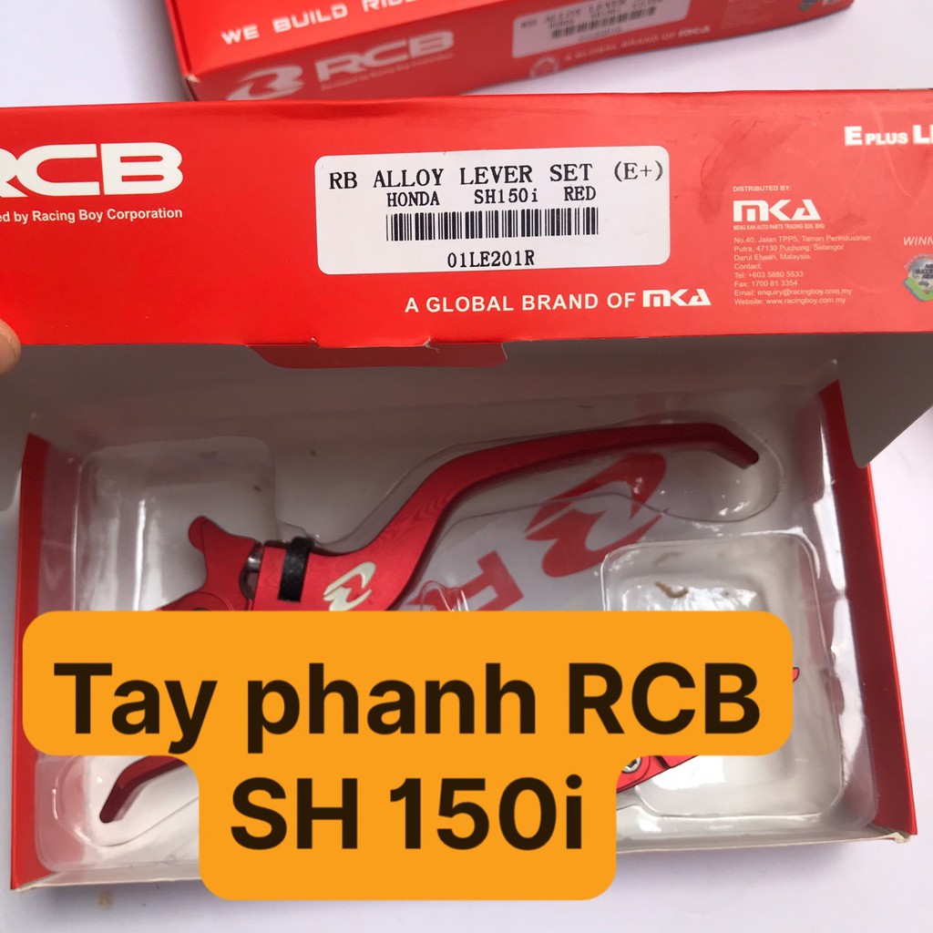 [CÓ VIDEO] [4 MÀU] BỘ 02 TAY THẮNG (TAY PHANH) RCB CHÍNH. HÃNG. LẮP CHO XE SH 150i BẢO HÀNH 1 NĂM - Đèn xe Việt