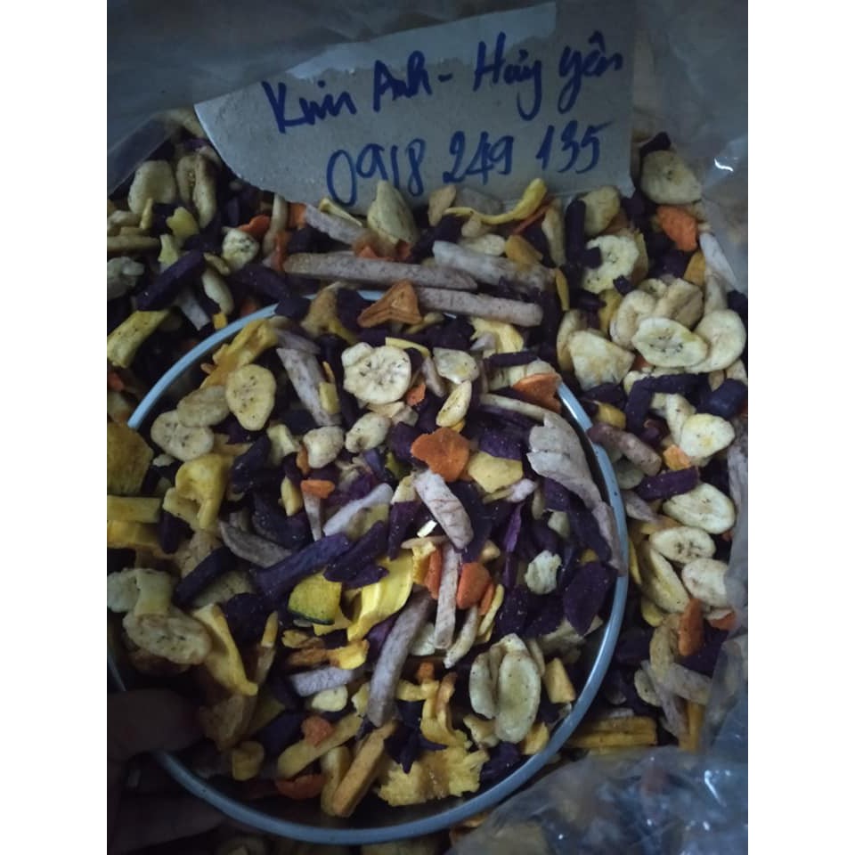 1kg hoa quả sấy vỡ