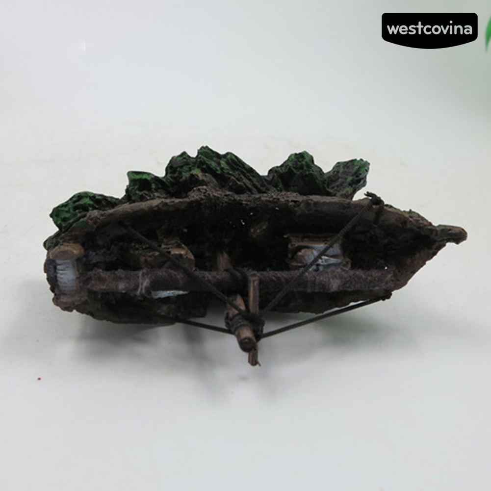 Mô hình thuyền buồm mini trang trí hồ cá